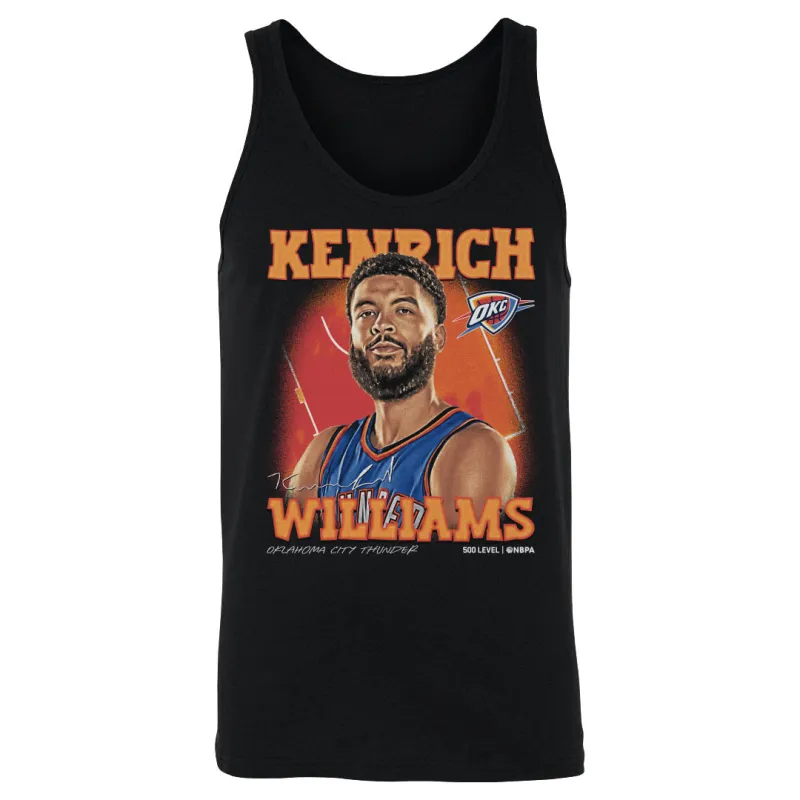 Kenrich Williams Oklahoma City Thunder Airbrush WHT made by 500 Level