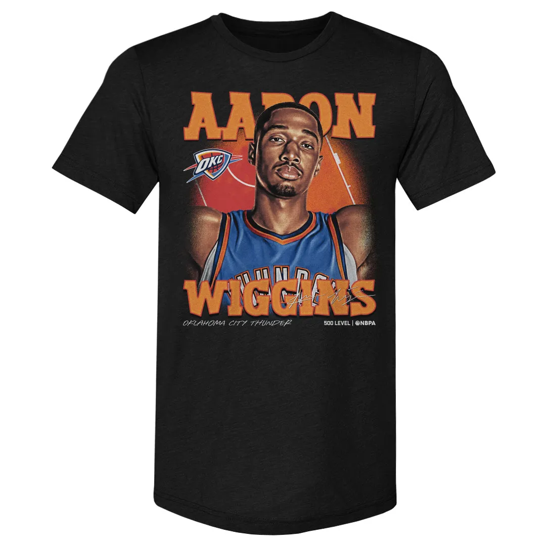 Aaron Wiggins Oklahoma City Thunder Airbrush WHT sold by 500 Level product image thumbnail 2