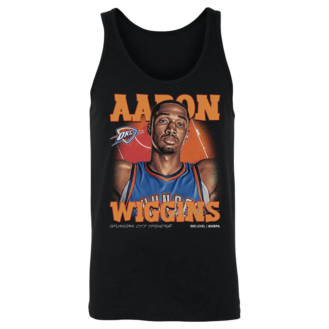 Aaron Wiggins Oklahoma City Thunder Airbrush WHT sold by 500 Level