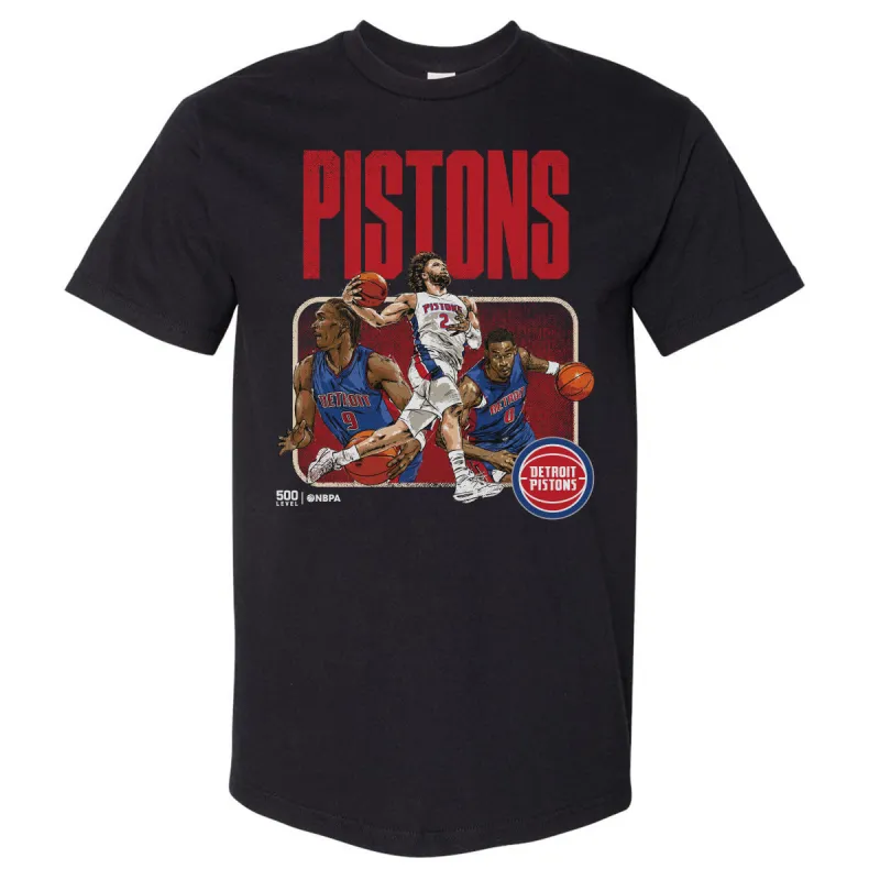 Detroit Pistons 2026 Playoffs Trio WHT made by 500 Level