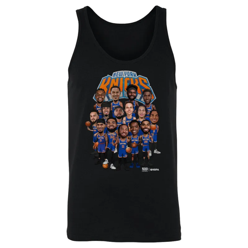 New York Knicks 2026 Playoffs Caricature WHT made by 500 Level