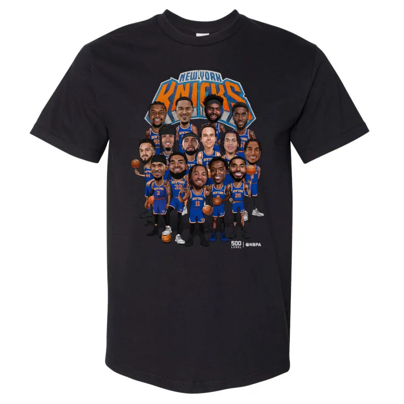 New York Knicks 2026 Playoffs Caricature WHT made by 500 Level