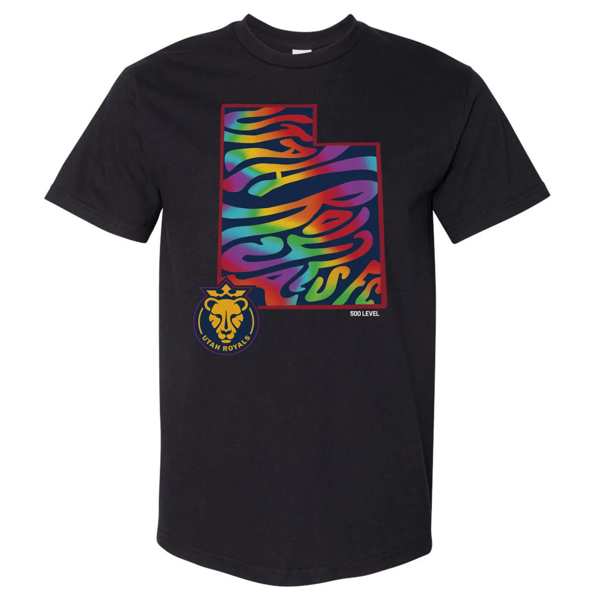 Utah Royals FC Groovy Pride State WHT sold by 500 Level
