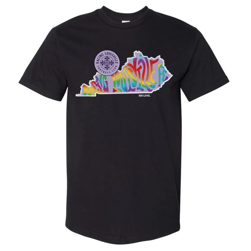Racing Louisville FC Groovy Pride State WHT made by 500 Level
