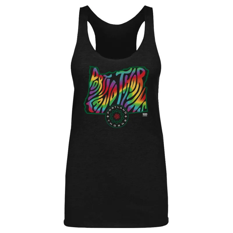 Portland Thorns FC Groovy Pride State WHT made by 500 Level