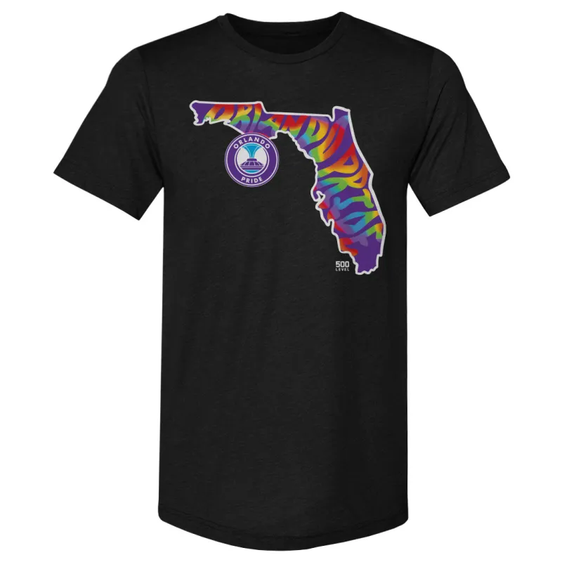 Orlando Pride Groovy Pride State WHT made by 500 Level