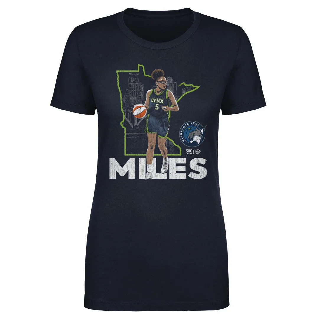 Olivia Miles Minnesota Lynx Map Skyline WHT sold by 500 Level product image thumbnail 2