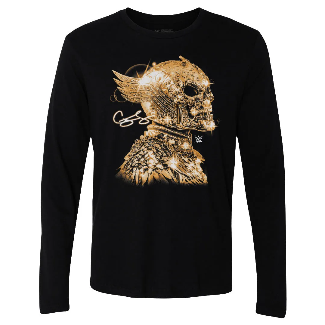 Cody Rhodes Skull Mask Gold WHT sold by 500 Level