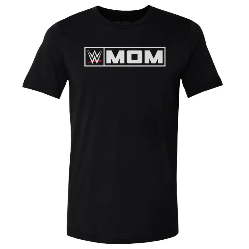 WWE Mom Text WHT made by 500 Level