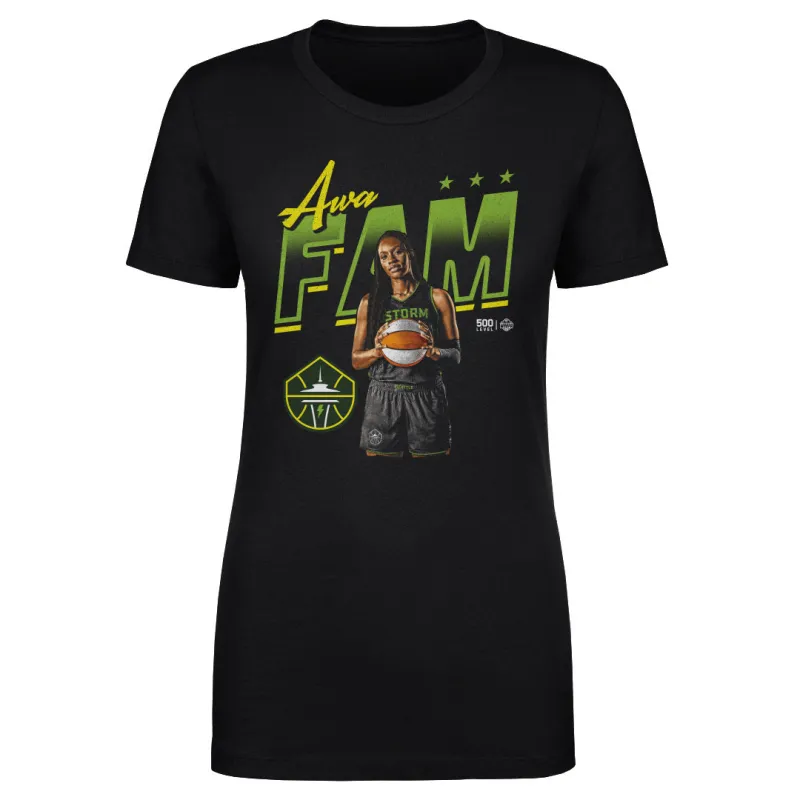 Awa Fam Seattle Storm Player Pose WHT made by 500 Level