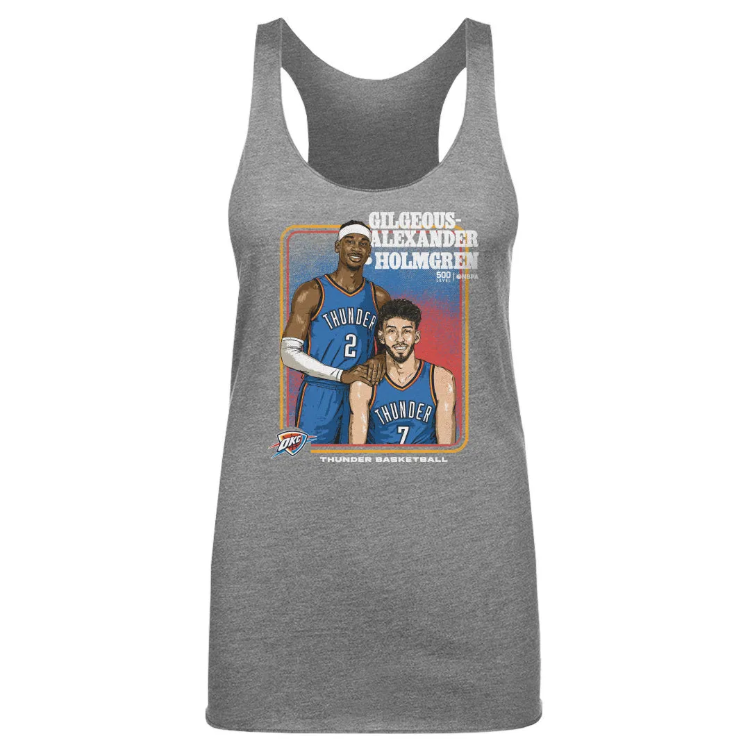 Shai Gilgeous-Alexander & Chet Holmgren OKC Thunder Step Brothers WHT sold by 500 Level product image thumbnail 3