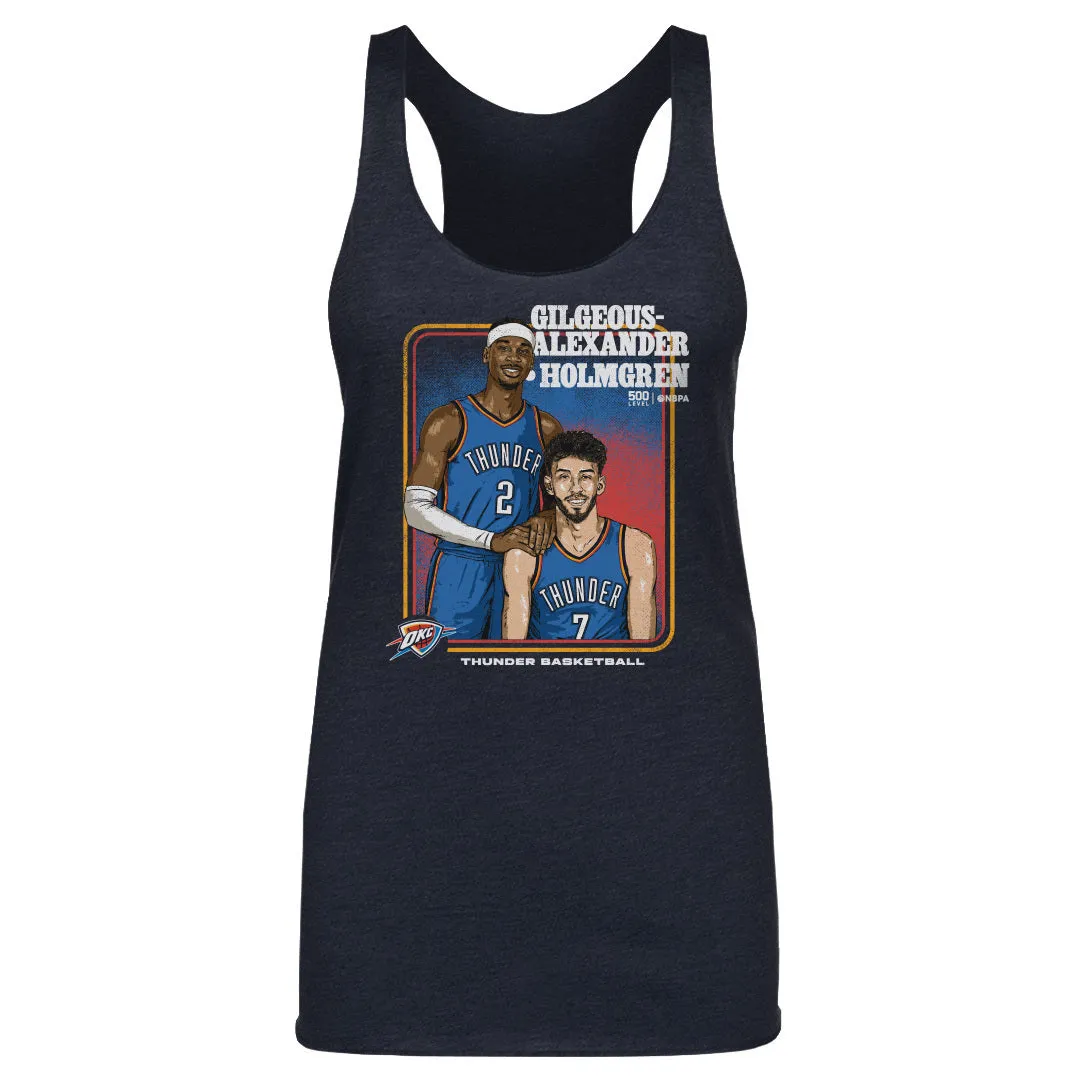 Shai Gilgeous-Alexander & Chet Holmgren OKC Thunder Step Brothers WHT sold by 500 Level product image thumbnail 2