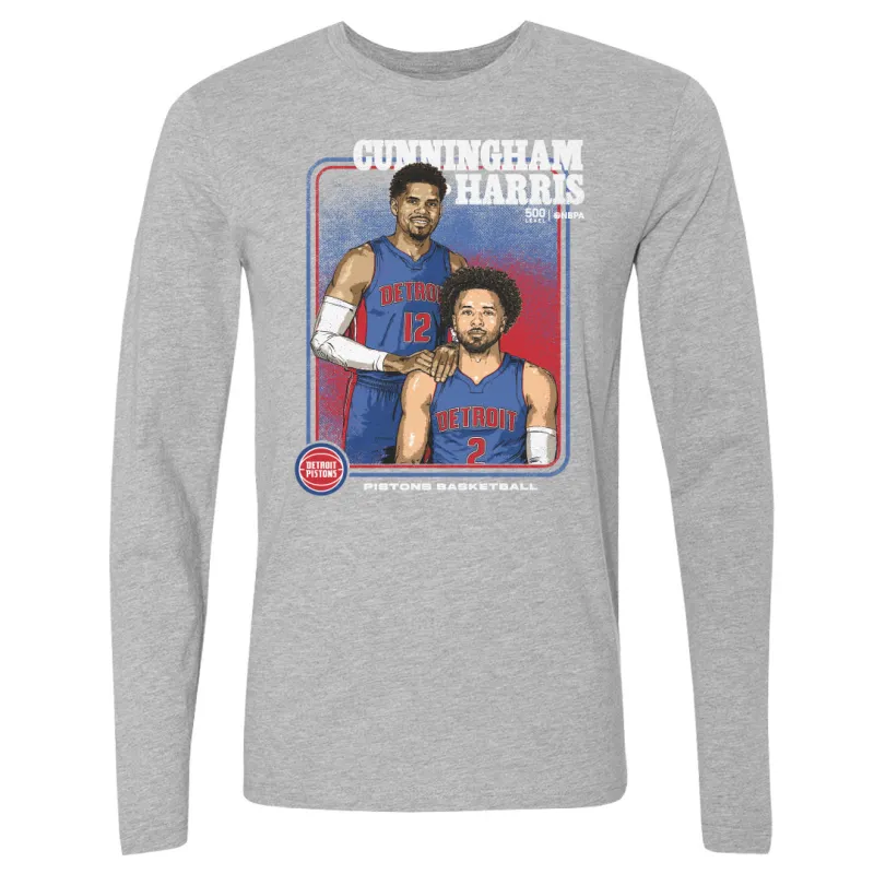 Cade Cunningham & Tobias Harris Detroit Pistons Step Brothers WHT made by 500 Level