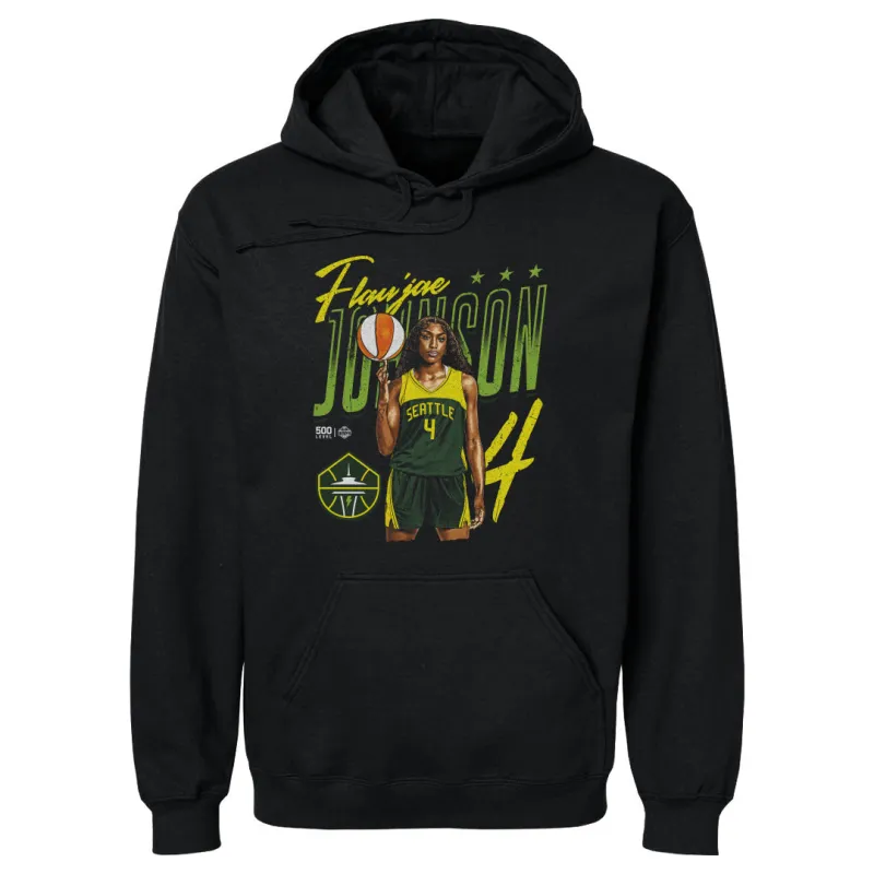 Flau'jae Johnson Seattle Storm Player Pose WHT made by 500 Level
