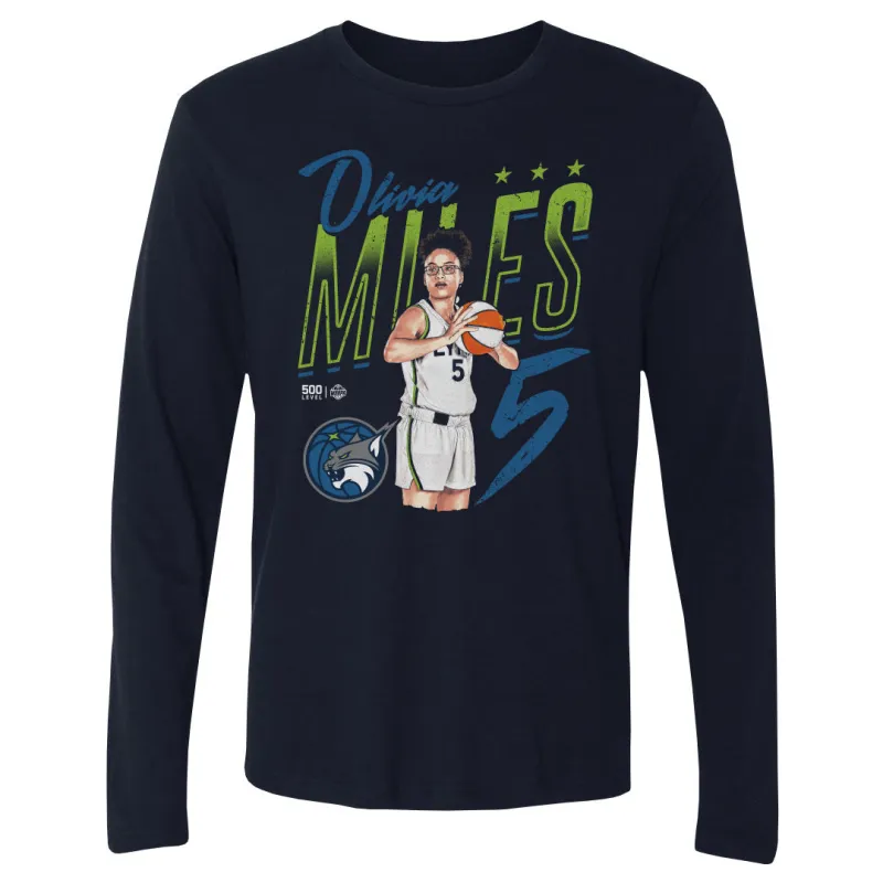 Olivia Miles Minnesota Lynx Player Pose WHT made by 500 Level
