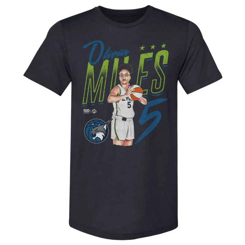 Olivia Miles Minnesota Lynx Player Pose WHT made by 500 Level