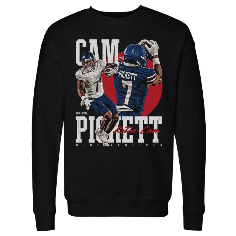 Cam Pickett College Player Name WHT made by 500 Level