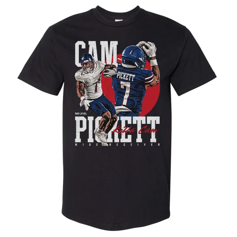 Cam Pickett College Player Name WHT made by 500 Level
