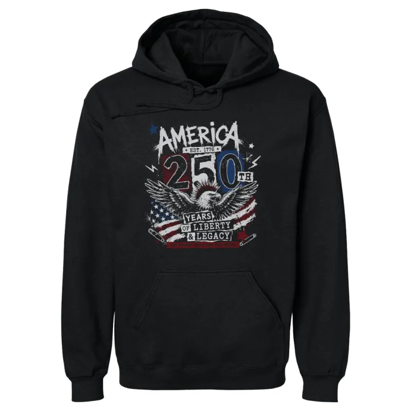 USA America 250th Anniversary Eagle WHT made by 500 Level
