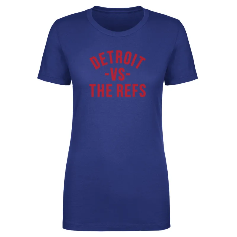 Detroit Vs. The Refs Red WHT made by 500 Level