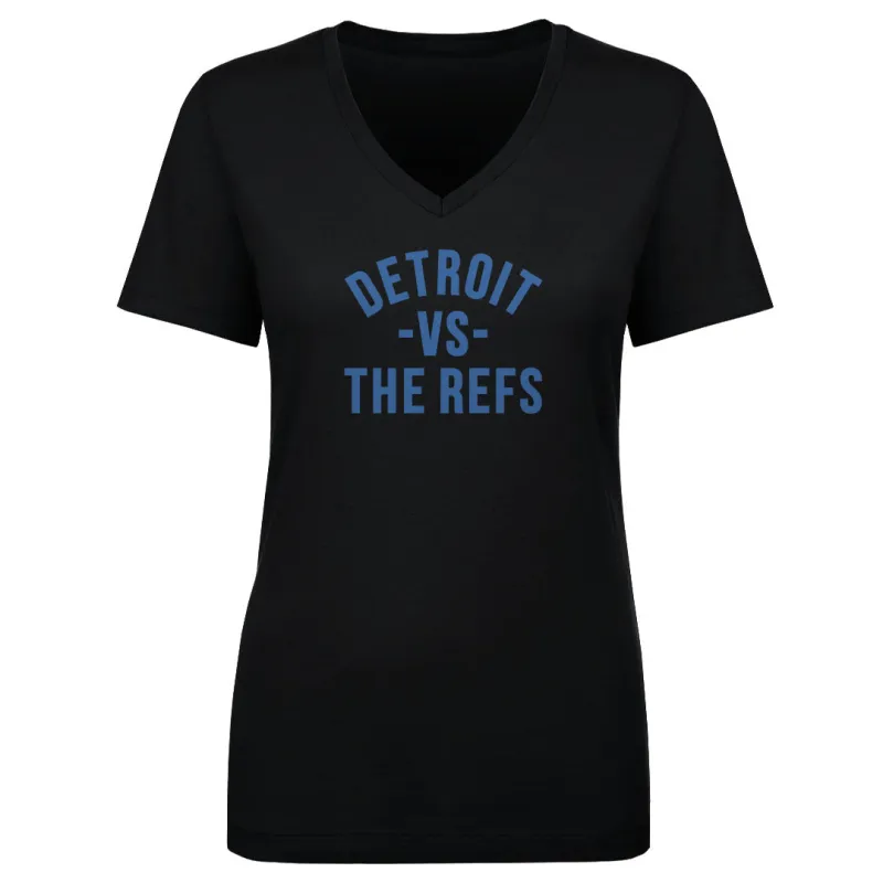 Detroit Vs. The Refs Blue WHT made by 500 Level