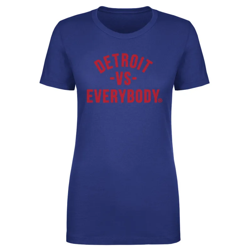 Detroit Vs. Everybody Red WHT made by 500 Level