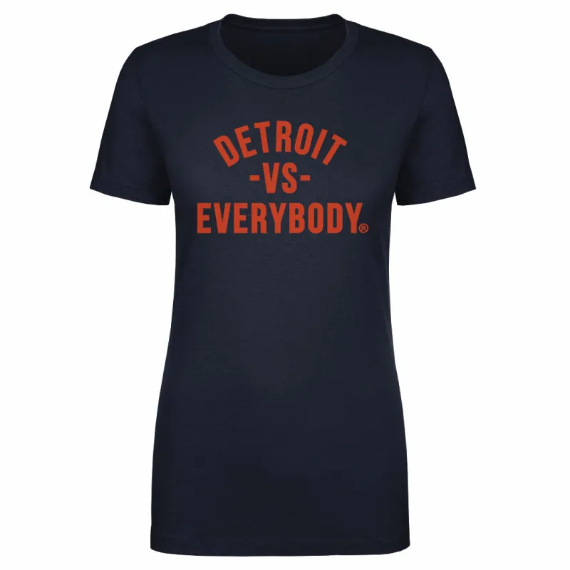 Detroit Vs. Everybody Orange WHT made by 500 Level