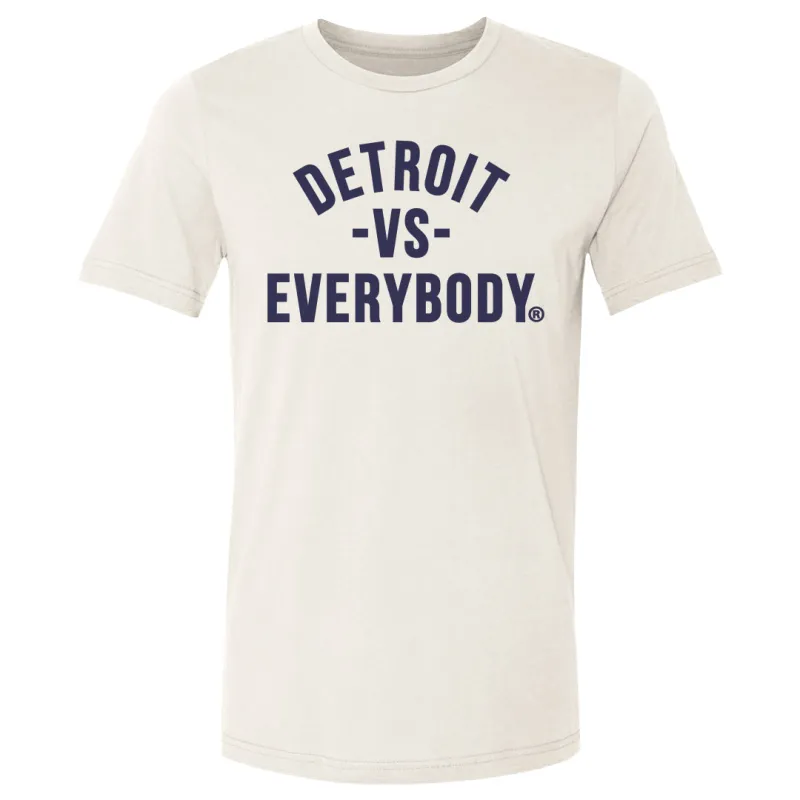 Detroit Vs. Everybody Navy made by 500 Level