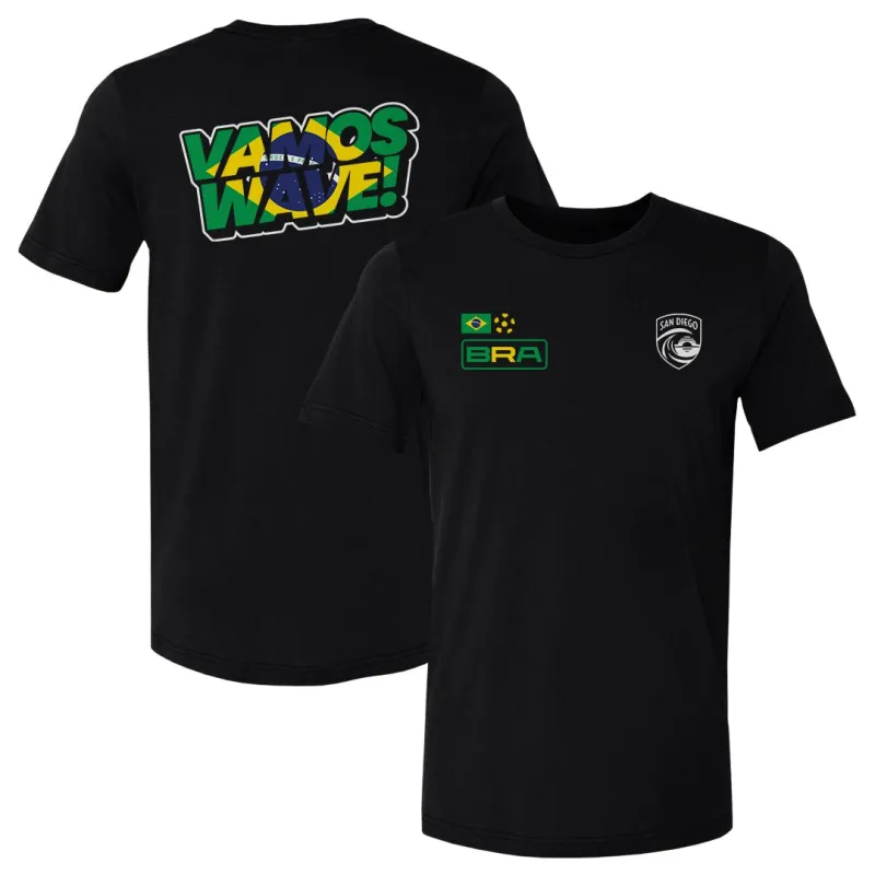 San Diego Wave FC 2026 Brazil Let's Go Wave F&B WHT made by 500 Level
