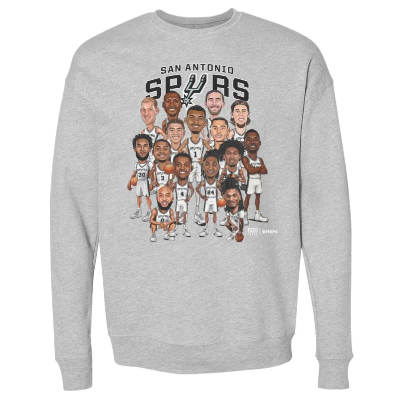 San Antonio Spurs 2026 Playoffs Caricature WHT made by 500 Level