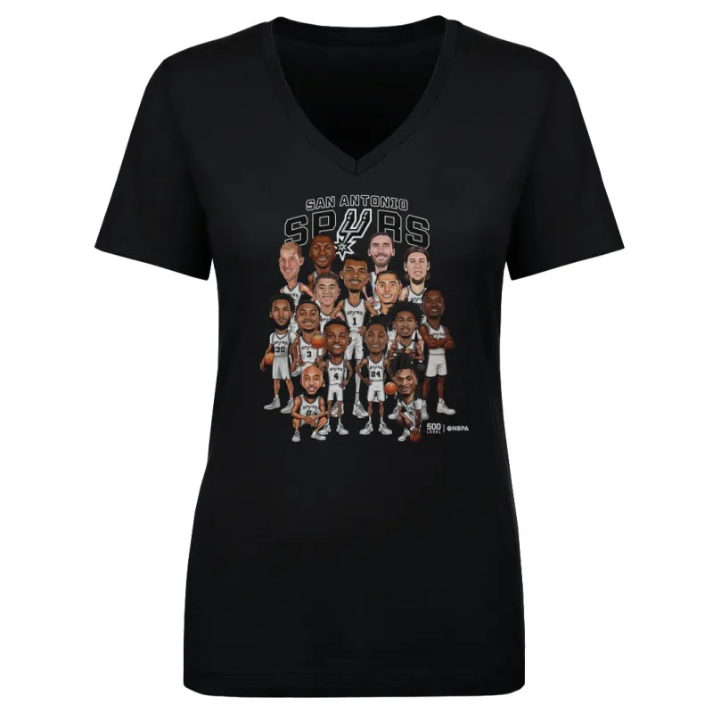 San Antonio Spurs 2026 Playoffs Caricature WHT made by 500 Level