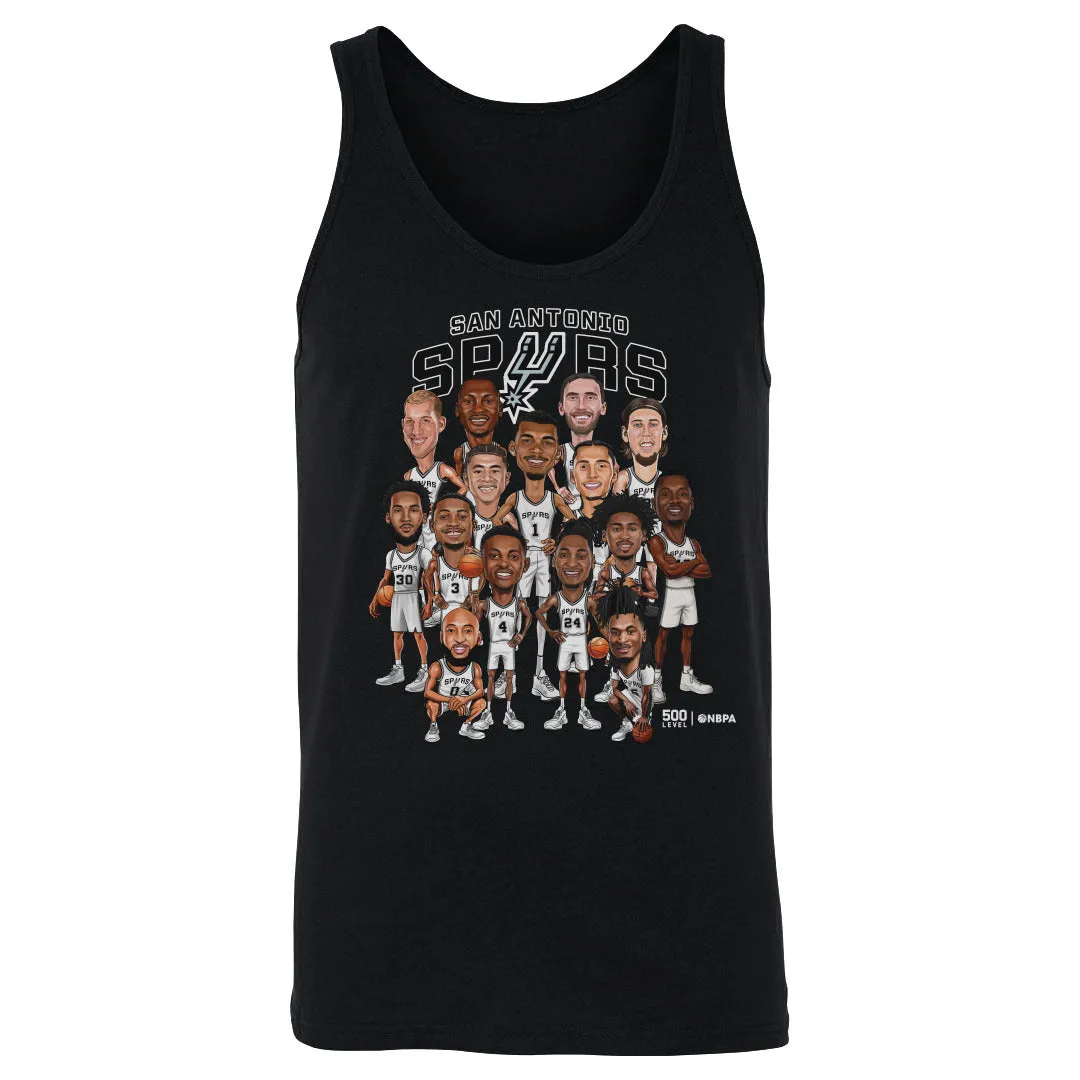 San Antonio Spurs 2026 Playoffs Caricature WHT sold by 500 Level
