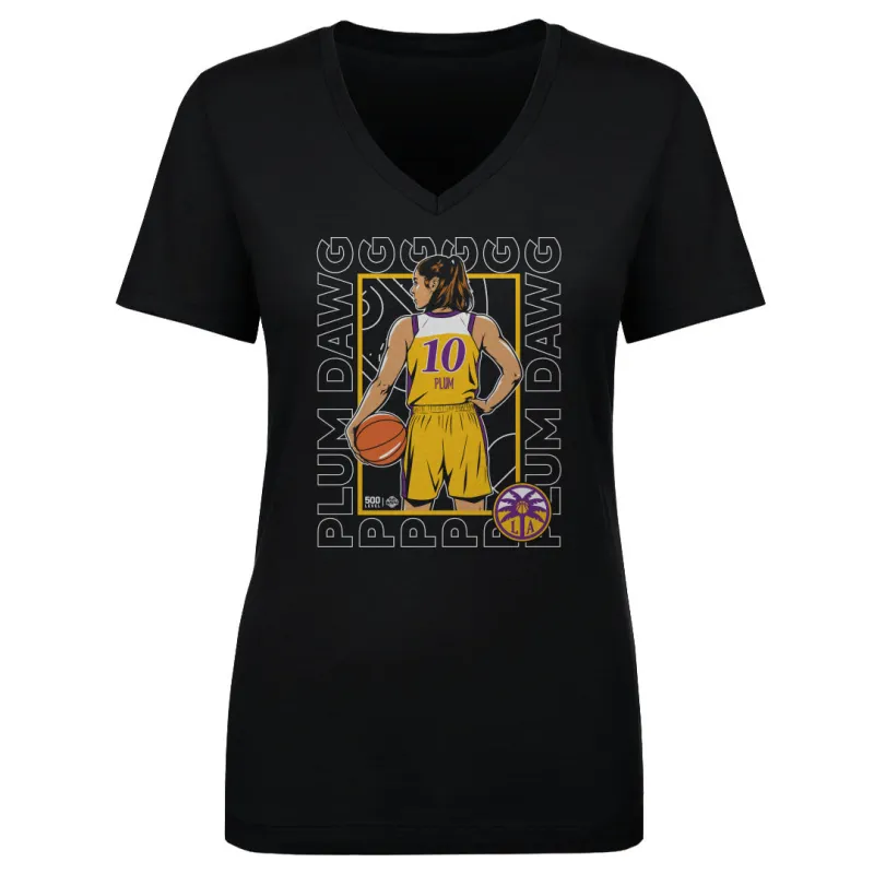 Kelsey Plum Los Angeles Sparks Repeat WHT made by 500 Level