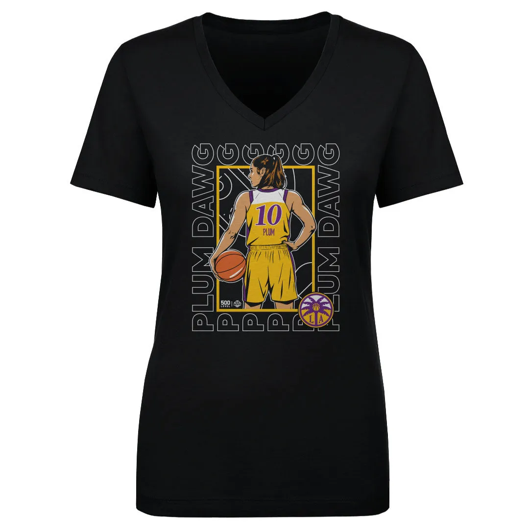 Kelsey Plum Los Angeles Sparks Repeat WHT sold by 500 Level