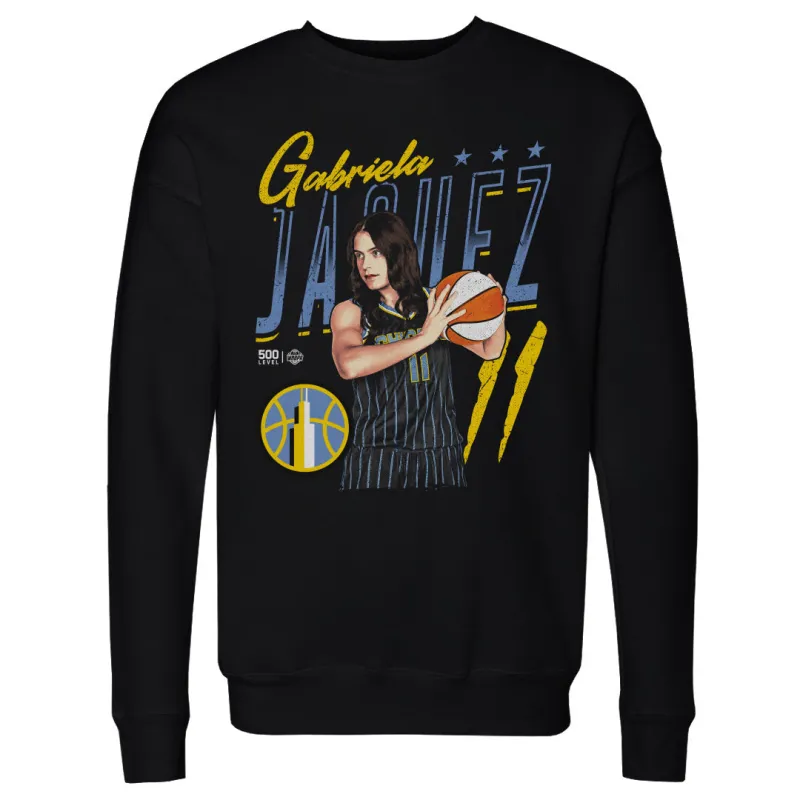 Gabriela Jaquez Chicago Sky Player Pose WHT made by 500 Level