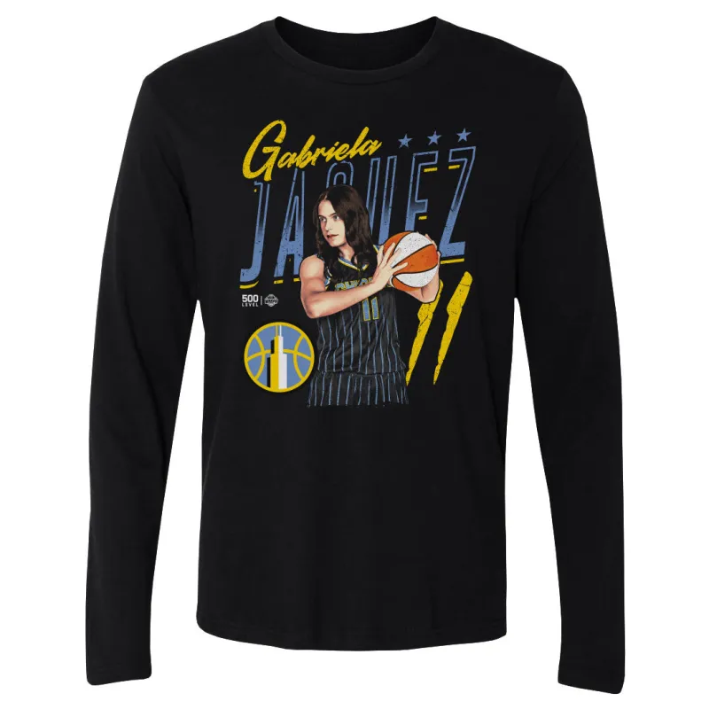 Gabriela Jaquez Chicago Sky Player Pose WHT made by 500 Level