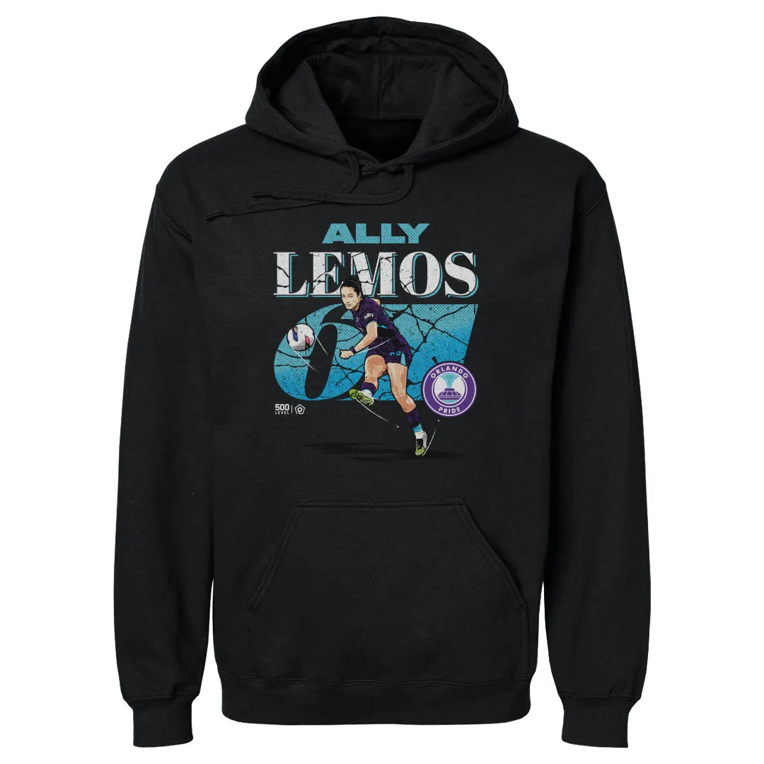 Ally Lemos Orlando Pride Cracked Number WHT sold by 500 Level