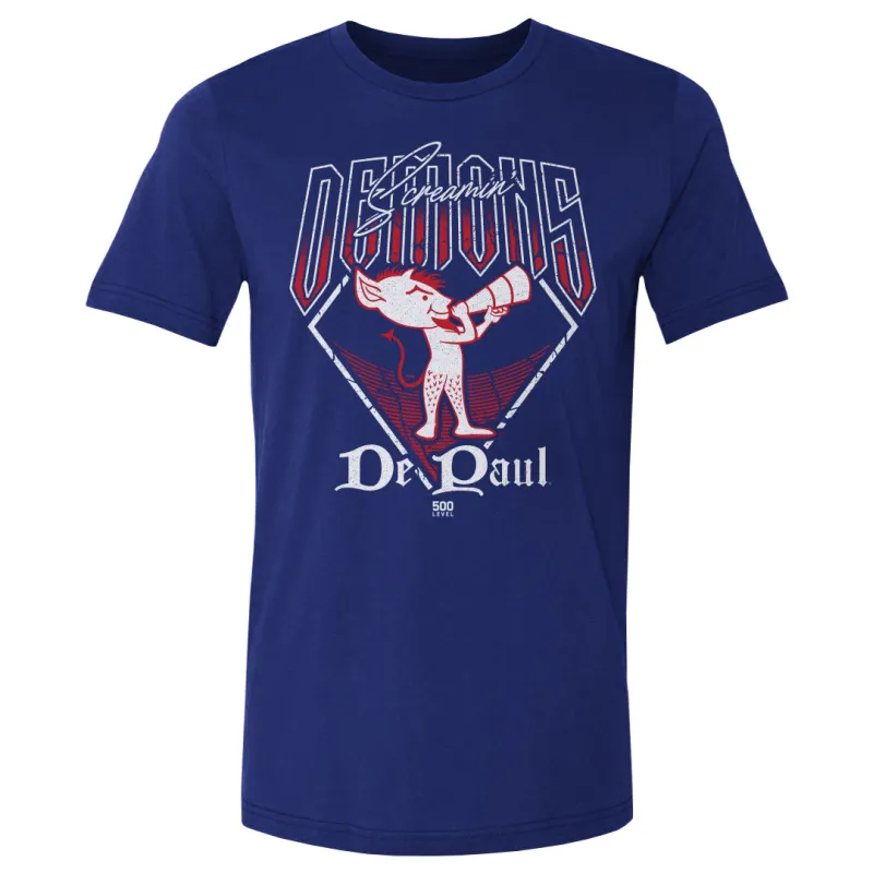 DePaul Blue Demons Screamin' Demons WHT made by 500 Level