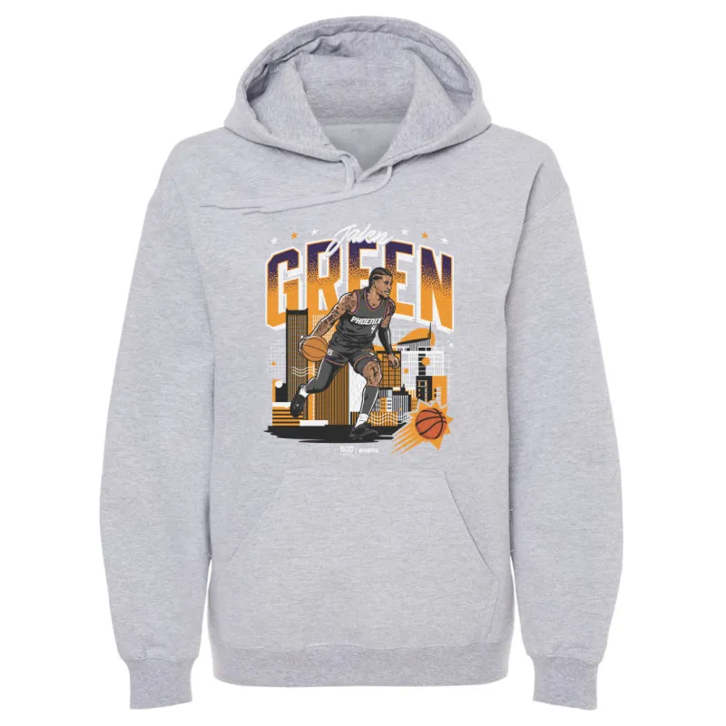 Jalen Green Phoenix Suns Skyline WHT made by 500 Level