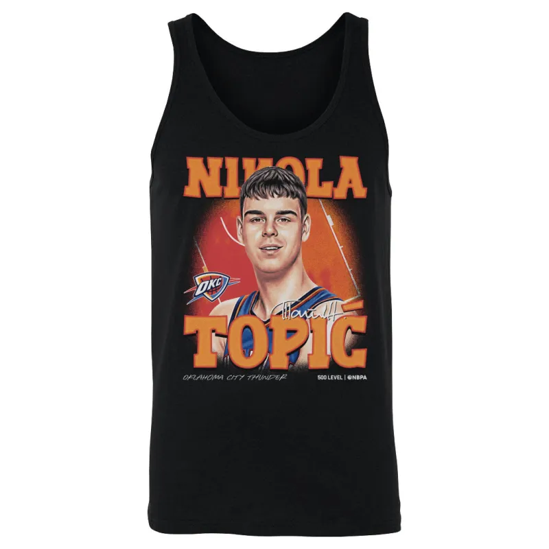 Nikola Topic Oklahoma City Thunder Airbrush WHT made by 500 Level