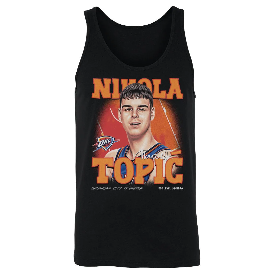 Nikola Topic Oklahoma City Thunder Airbrush WHT sold by 500 Level
