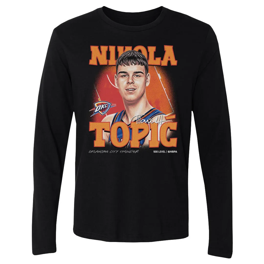 Nikola Topic Oklahoma City Thunder Airbrush WHT sold by 500 Level