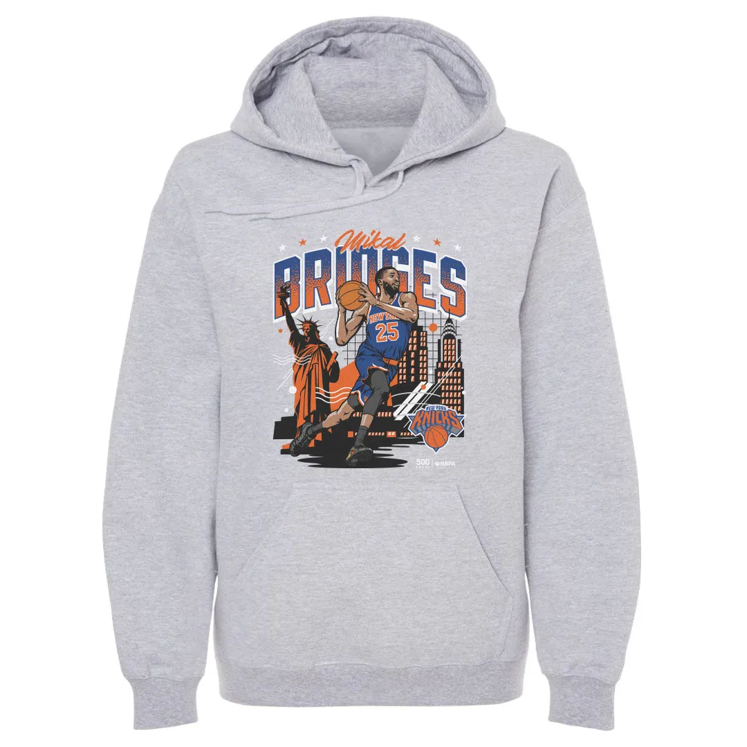 Mikal Bridges New York Knicks Skyline WHT sold by 500 Level product image thumbnail 3