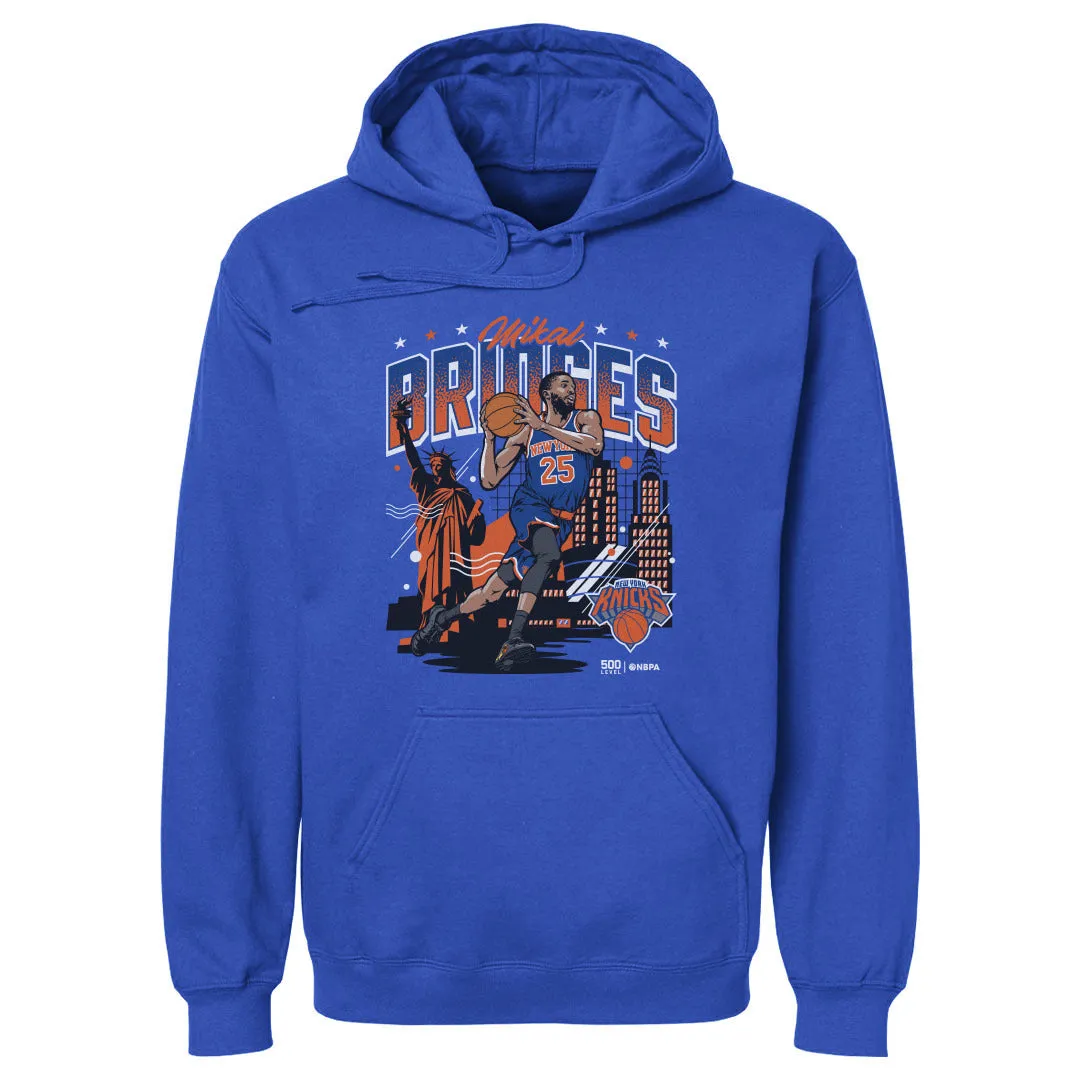 Mikal Bridges New York Knicks Skyline WHT sold by 500 Level