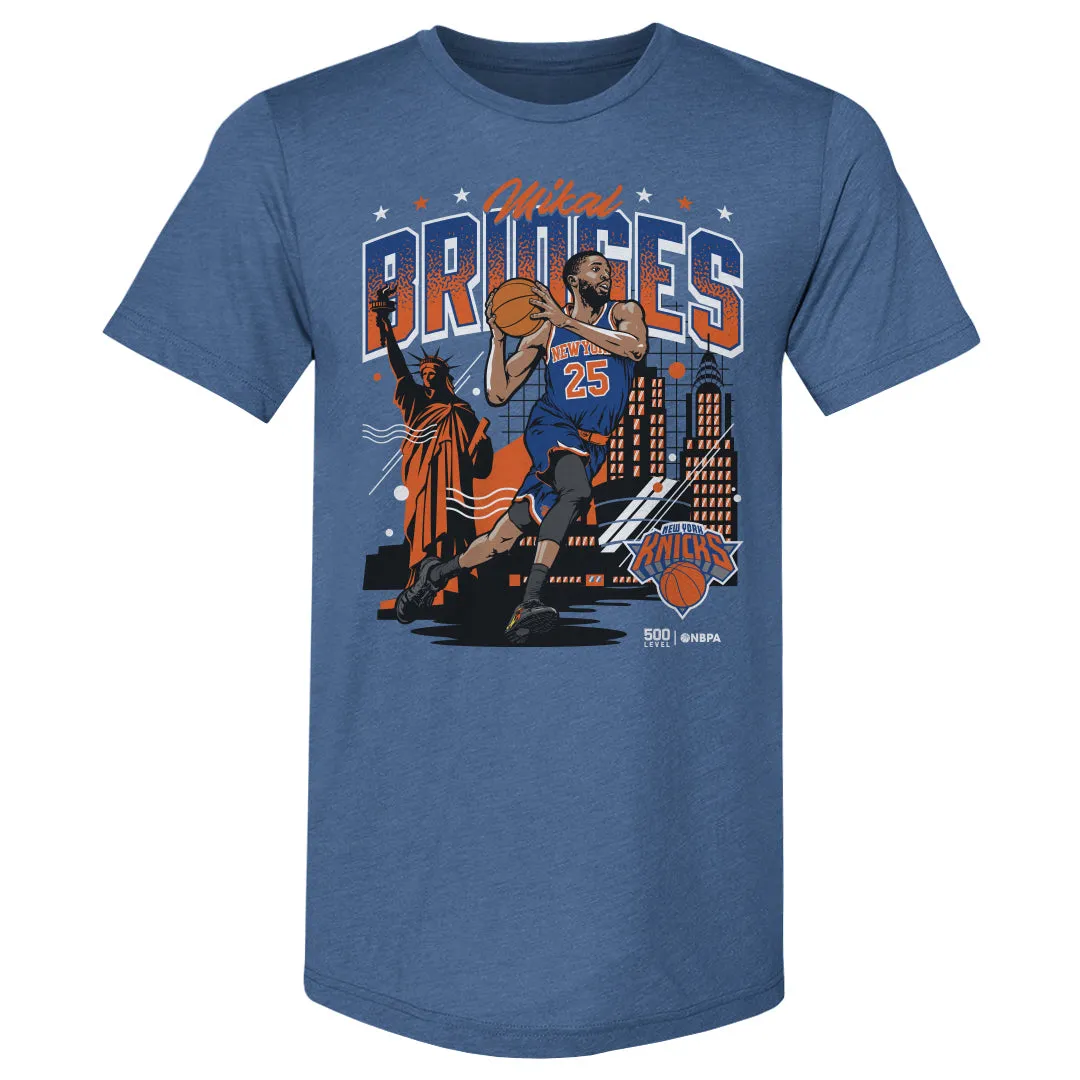 Mikal Bridges New York Knicks Skyline WHT sold by 500 Level product image thumbnail 3