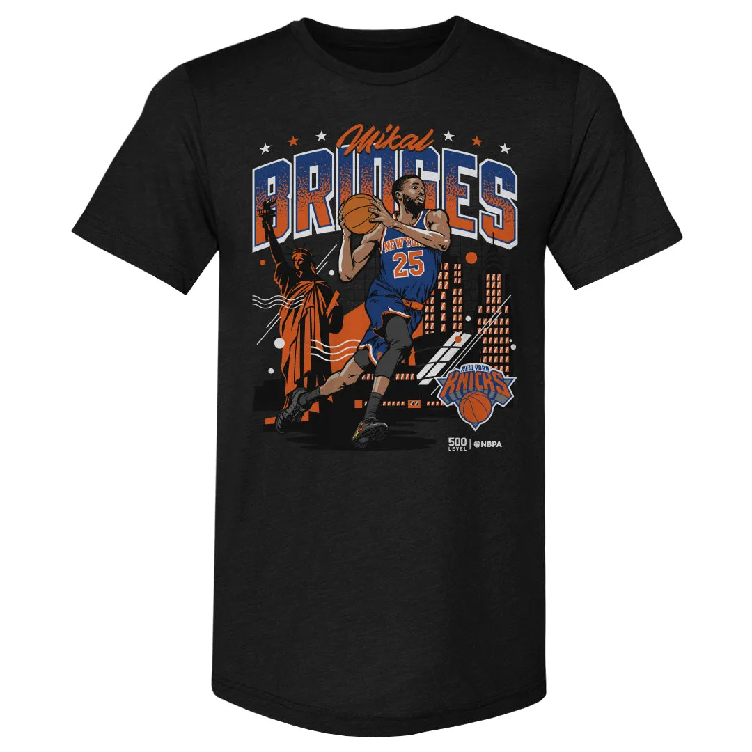 Mikal Bridges New York Knicks Skyline WHT sold by 500 Level product image thumbnail 2