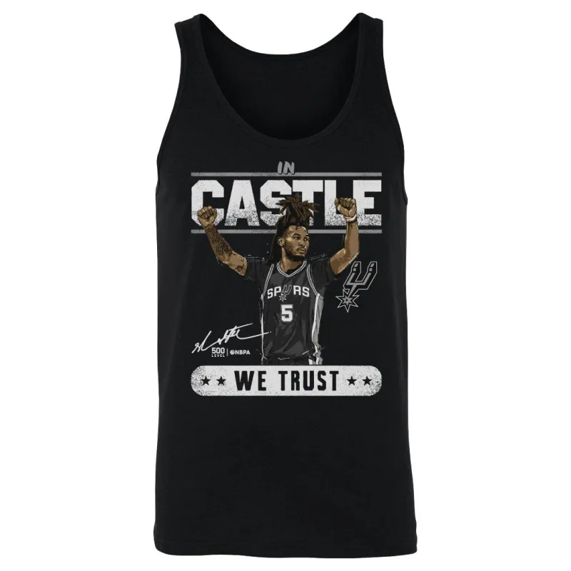 Stephon Castle San Antonio Spurs Trust WHT made by 500 Level