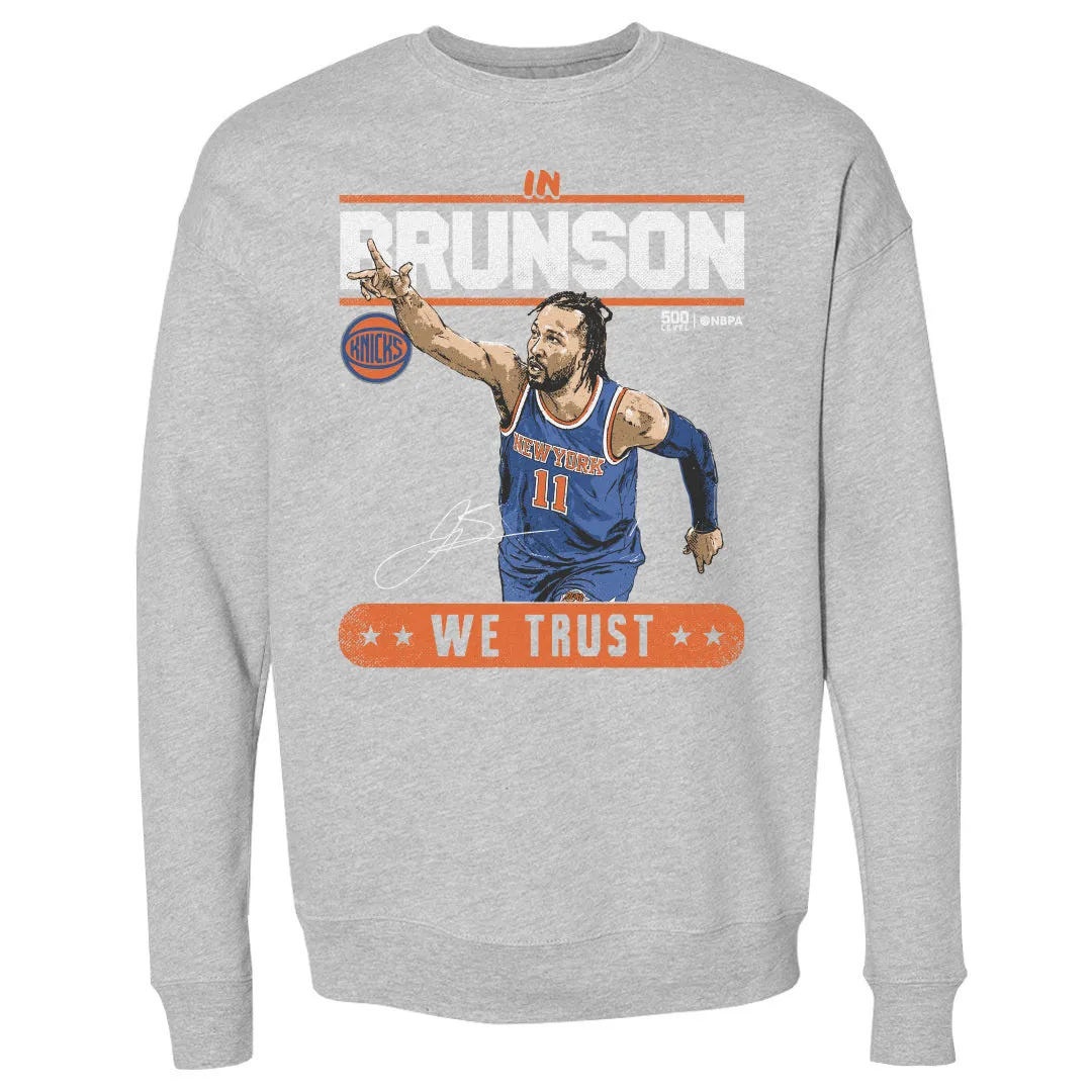 Jalen Brunson New York Knicks Trust WHT sold by 500 Level