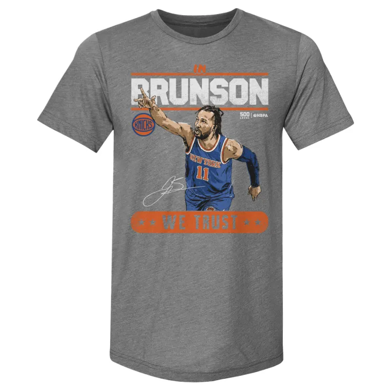 Jalen Brunson New York Knicks Trust WHT made by 500 Level