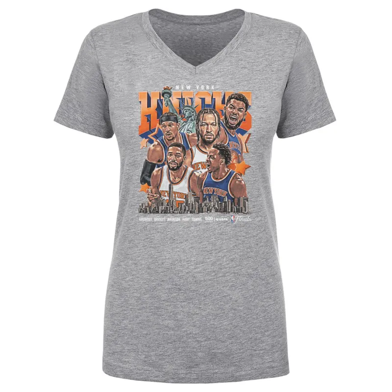 New York Knicks NBA Finals 2026 Collage WHT made by 500 Level